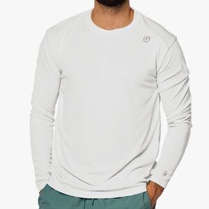 🆕 2X Vapor Apparel White 50+ UV Sun Protection performance long sleeve shirt